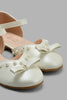 Redtag-Ivory-Pearl-Embelished-Sandal-Fisherman-Girls-3 to 5 Years