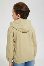 Load image into Gallery viewer, Redtag-Beige-Hooded-Shirt-Casual-Shirts-Boys-2 to 8 Years
