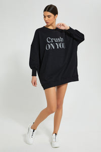 Redtag-Black-Oversize-SweaT-Shirt-Sweatshirts-Women's-