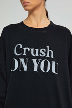 Load image into Gallery viewer, Redtag-Black-Oversize-SweaT-Shirt-Sweatshirts-Women&#39;s-
