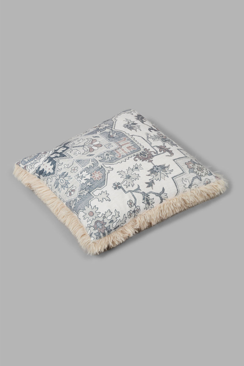 Redtag-Beige-Geometric-Fur-Cushion-0,-Colour:Beige,-Filter:Home-Bedroom,-HMW-BED-Cushions,-New-In,-New-In-HMW-BED,-Non-Sale,-S22B,-Section:Homewares-Home-Bedroom-