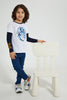 Redtag-White-Layered-Printed-T-Shirt-Graphic-Prints-Boys-2 to 8 Years