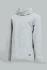 Redtag-Grey-Turtle-Neck-Long-Sleeve-Tshirt-Long-Sleeves-Infant-Boys-3 to 24 Months