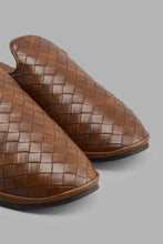 Load image into Gallery viewer, Redtag-Brown-Woven-Mule-Mules-Senior-Boys-5 to 14 Years
