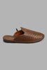 Redtag-Brown-Woven-Mule-Mules-Senior-Boys-5 to 14 Years