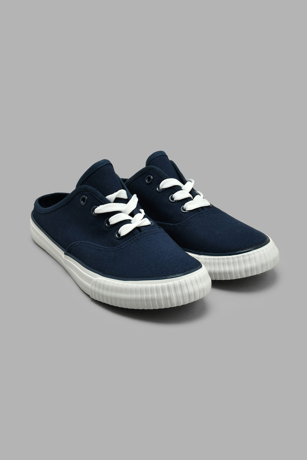 Redtag-Navy-Lace-Up-Mule-BSR-Casual-Shoes,-Colour:Navy,-Filter:Boys-Footwear-(5-to-14-Yrs),-New-In,-New-In-BSR-FOO,-Non-Sale,-S22A,-Section:Kidswear-Senior-Boys-5 to 14 Years