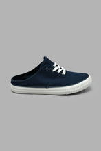 Load image into Gallery viewer, Redtag-Navy-Lace-Up-Mule-BSR-Casual-Shoes,-Colour:Navy,-Filter:Boys-Footwear-(5-to-14-Yrs),-New-In,-New-In-BSR-FOO,-Non-Sale,-S22A,-Section:Kidswear-Senior-Boys-5 to 14 Years
