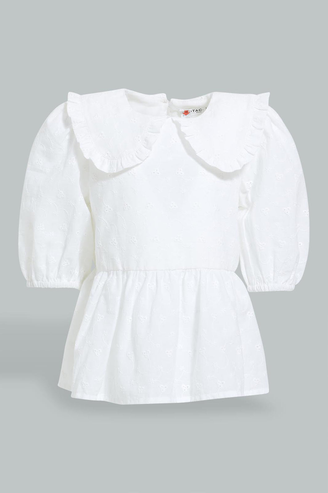 Redtag-White-Schifly-Top-With-Collar-Blouses-Infant-Girls-3 to 24 Months