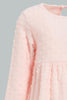 Redtag-Pink-Jacquard-Dress-Dresses-Infant-Girls-3 to 24 Months