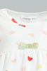 Redtag-White-Printed-Jacquard-Dress-With-Bow-Details-Colour:White,-Filter:Infant-Girls-(3-to-24-Mths),-Infant-Girls-Dresses,-New-In,-New-In-ING,-Non-Sale,-S22B,-Section:Kidswear-Infant-Girls-3 to 24 Months