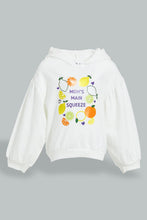 Load image into Gallery viewer, Redtag-Offwhite-Placement-Print-Sweat-Top-Sweatshirts-Infant-Girls-3 to 24 Months
