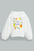 Redtag-Offwhite-Placement-Print-Sweat-Top-Sweatshirts-Infant-Girls-3 to 24 Months