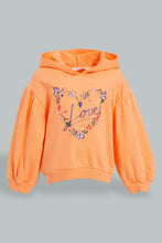 Load image into Gallery viewer, Redtag-Peach-Placement-Print-Sweat-Top-Sweatshirts-Infant-Girls-3 to 24 Months
