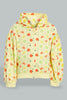 Redtag-Yellow-Placement-Print-Sweat-Top-Sweatshirts-Infant-Girls-3 to 24 Months