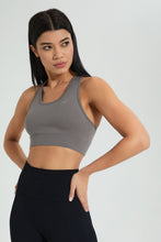 Load image into Gallery viewer, Redtag-Beige-Sports-Bra-Colour:Beige,-Filter:Women&#39;s-Clothing,-New-In,-New-In-Women,-Non-Sale,-S22B,-Section:Women,-Women-T-Shirts-Women&#39;s-
