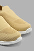 Redtag-Beige-Knit-Slip-On-Slip-Ons-Senior-Boys-5 to 14 Years