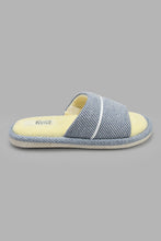 Load image into Gallery viewer, Redtag-Sky-Blue-Textured-Slipper-Slippers-Senior-Boys-5 to 14 Years
