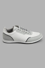 Load image into Gallery viewer, Redtag-White-Fabric-Block-Sneaker-Sneakers-Men&#39;s-
