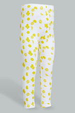 Load image into Gallery viewer, Redtag-White-Solid-Legging-Leggings-Infant-Girls-3 to 24 Months
