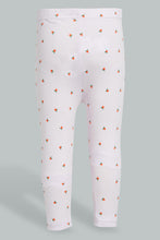 Load image into Gallery viewer, Redtag-Lilac-Printed-Legging-Leggings-Infant-Girls-3 to 24 Months
