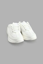 Load image into Gallery viewer, Redtag-White-Mule-Trainer-Colour:White,-Filter:Girls-Footwear-(5-to-14-Yrs),-GSR-Trainers,-New-In,-New-In-GSR-FOO,-Non-Sale,-S22A,-Section:Kidswear-Senior-Girls-5 to 14 Years
