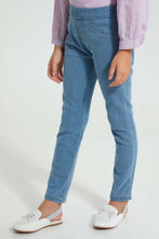 Load image into Gallery viewer, Redtag-Lightwash-Basic-Jegging-Jeggings-Girls-2 to 8 Years
