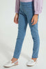 Redtag-Lightwash-Basic-Jegging-Jeggings-Girls-2 to 8 Years