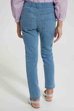 Load image into Gallery viewer, Redtag-Lightwash-Basic-Jegging-Jeggings-Girls-2 to 8 Years
