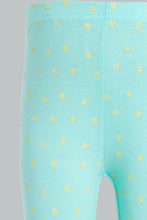 Load image into Gallery viewer, Redtag-Mint-Printed-Legging-Leggings-Infant-Girls-3 to 24 Months
