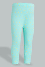 Load image into Gallery viewer, Redtag-Mint-Printed-Legging-Leggings-Infant-Girls-3 to 24 Months
