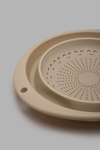 Redtag-Beige-Colander-(2-Piece)-Colander-Home-Dining-