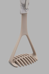 Redtag-White-Marble-Potato-Masher-Masher-Home-Dining-