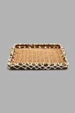 تنزيل الصورة على معرض الصور، Redtag-Brown-Rectangle-Tray-Baskets-Home-Dining-
