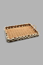 تنزيل الصورة على معرض الصور، Redtag-Brown-Rectangle-Tray-Baskets-Home-Dining-
