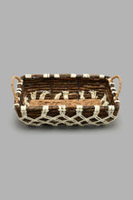 تنزيل الصورة على معرض الصور، Redtag-Brown-Rectangle-Basket-Baskets-Home-Dining-
