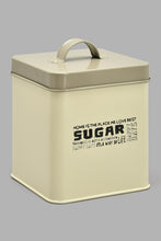 تنزيل الصورة على معرض الصور، Redtag-Beige-Square-Sugar-Canister-Canisters-And-Jars-Home-Dining-
