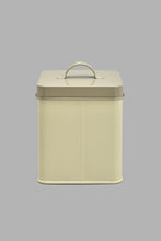 Load image into Gallery viewer, Redtag-Beige-Square-Coffee-Canister-Canisters-And-Jars-Home-Dining-
