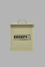 Load image into Gallery viewer, Redtag-Beige-Square-Biscuits-Canister-Canisters-And-Jars-Home-Dining-
