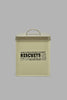 Redtag-Beige-Square-Biscuits-Canister-Canisters-And-Jars-Home-Dining-