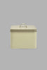 Redtag-Beige-Square-Cake-Canister-Canisters-And-Jars-Home-Dining-
