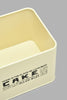 Redtag-Beige-Square-Cake-Canister-Canisters-And-Jars-Home-Dining-