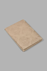 Redtag-Taupe-Lurex-Jacquared-Table-Cover-Colour:Taupe,-Filter:Home-Dining,-HMW-DIN-Table-Linen,-New-In,-New-In-HMW-DIN,-Non-Sale,-S22A,-Section:Homewares-Home-Dining-