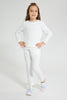 Redtag-White-Heart-Jacquard-Jog-Suit-Jog-Sets-Girls-2 to 8 Years