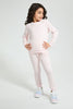 Redtag-Pink-Butterfly-Jacquard-Jog-Suit-Jog-Sets-Girls-2 to 8 Years