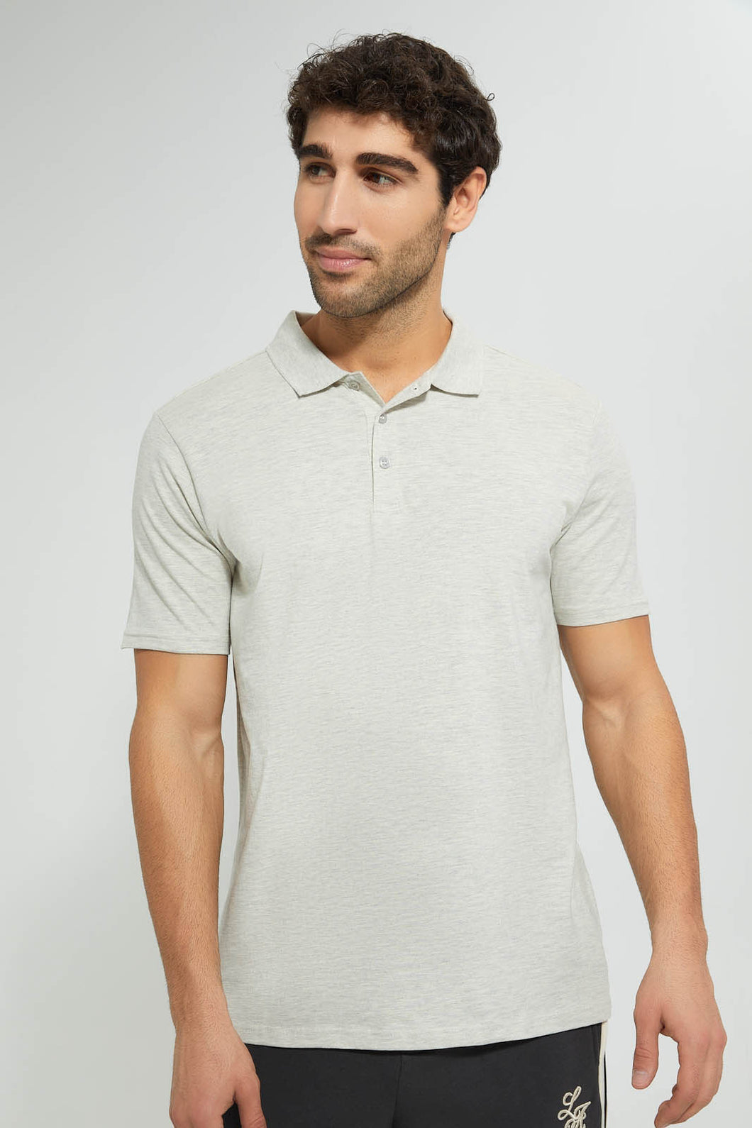 Redtag-Ecru-Polo-T-Shirt-Polo-Shirts-Men's-