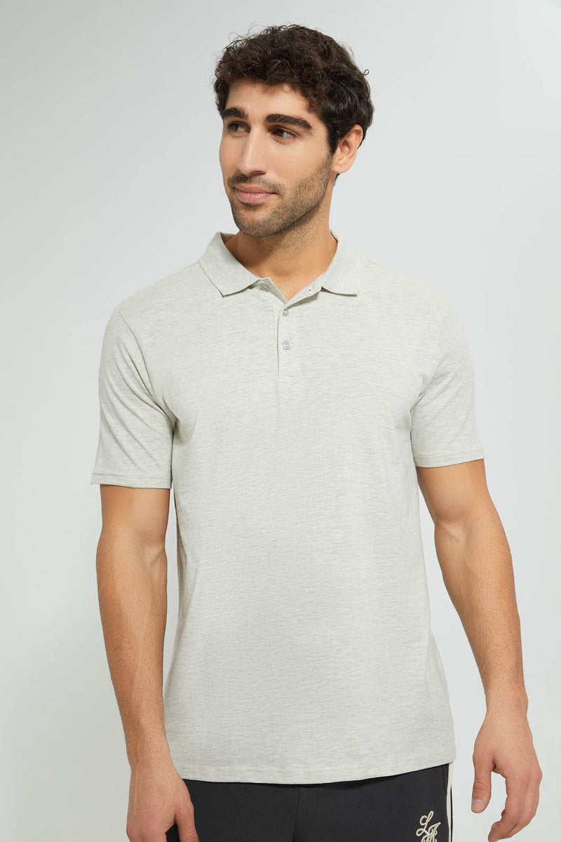 Redtag-Ecru-Polo-T-Shirt-Polo-Shirts-Men's-