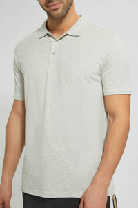 Redtag-Ecru-Polo-T-Shirt-Polo-Shirts-Men's-