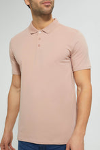 تنزيل الصورة على معرض الصور، Redtag-Pink-Polo-T-Shirt-Polo-Shirts-Men&#39;s-
