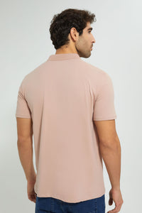 Redtag-Pink-Polo-T-Shirt-Polo-Shirts-Men's-