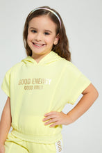 Load image into Gallery viewer, Yellow Good Energy Good Vibes Jog Suit (2 Piece)
